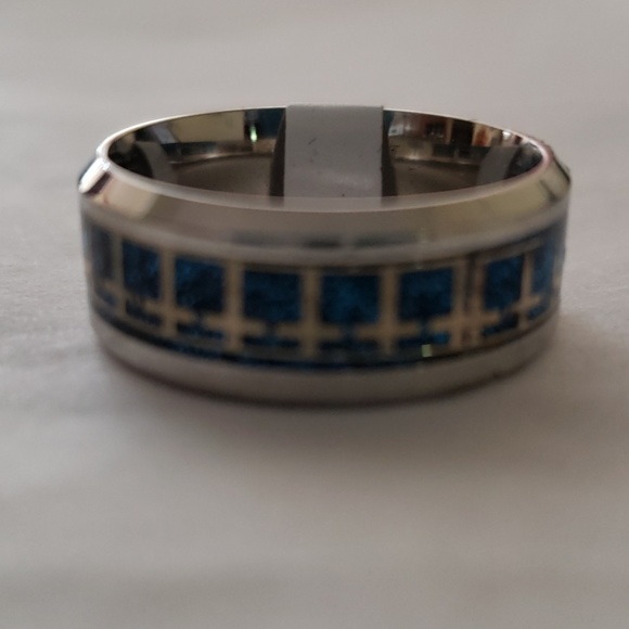 Women's Titanium Steel Cross Ring - Picture 5 of 5